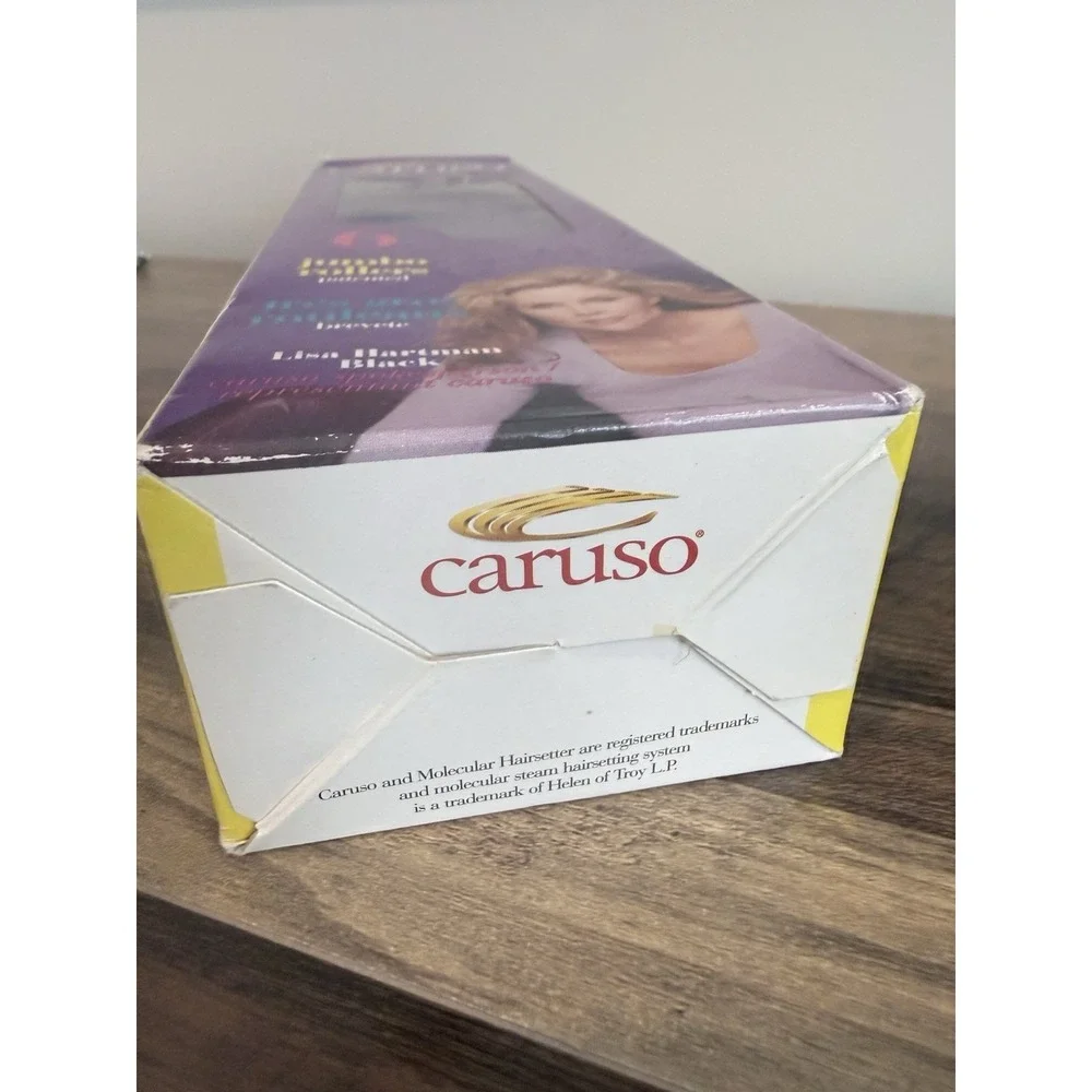 6 Pack Caruso Molecular Steam Jumbo Rollers Hair Curlers C1-805 Vintage NIB